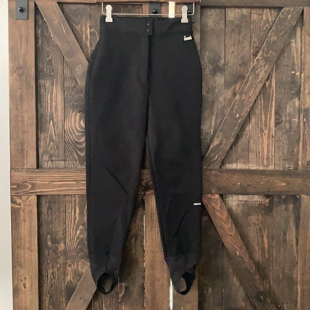 Snuggler High waisted stirrup ski pants sz-8R